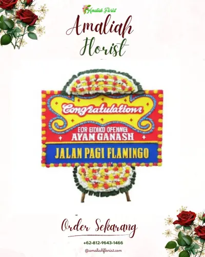Bunga Papan Congratulation di Blimbing